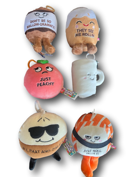 Other - Sassy Clip-On Plushies - Pick One